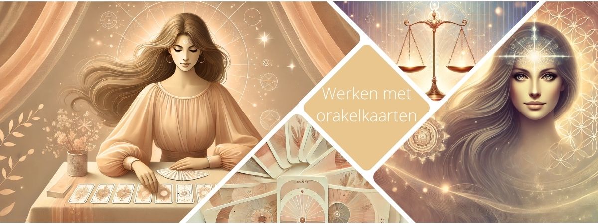 Werken met orakelkaarten banner