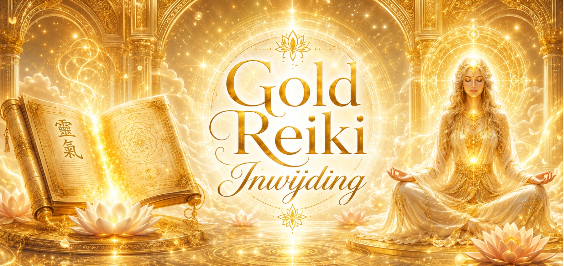 Gold Reiki banner 2026 100